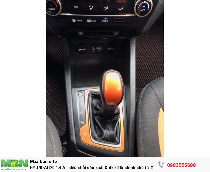 HYUNDAI I20 1.4 AT siêu chất sản xuất & đk 2015 chính chủ từ đầu biển Hà Nội.