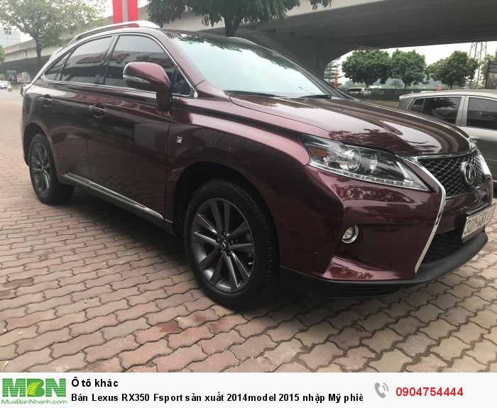 Bán Lexus RX350 Fsport sản xuất 2014model 2015 nhập Mỹ phiên bản cao cấp nhất