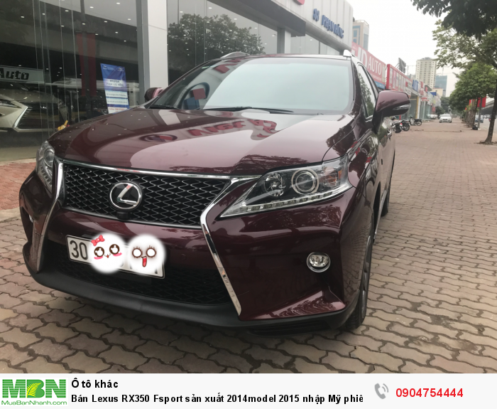 Bán Lexus RX350 Fsport sản xuất 2014model 2015 nhập Mỹ phiên bản cao cấp nhất