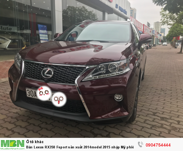 Bán Lexus RX350 Fsport sản xuất 2014model 2015 nhập Mỹ phiên bản cao cấp nhất