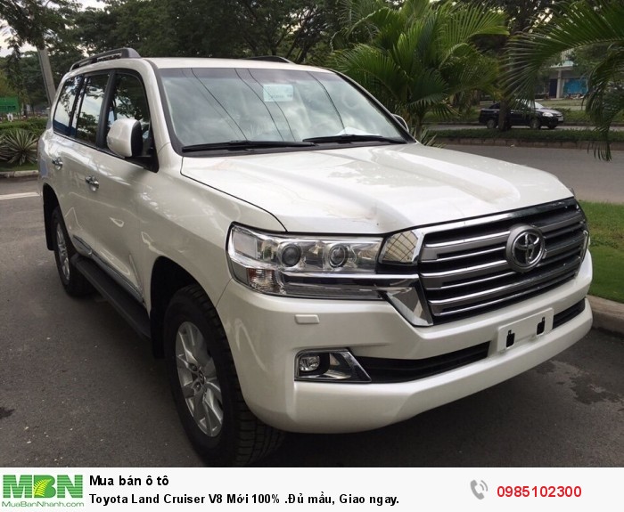 Toyota Land Cruiser V8 Mới 100% .Đủ mầu, Giao ngay.