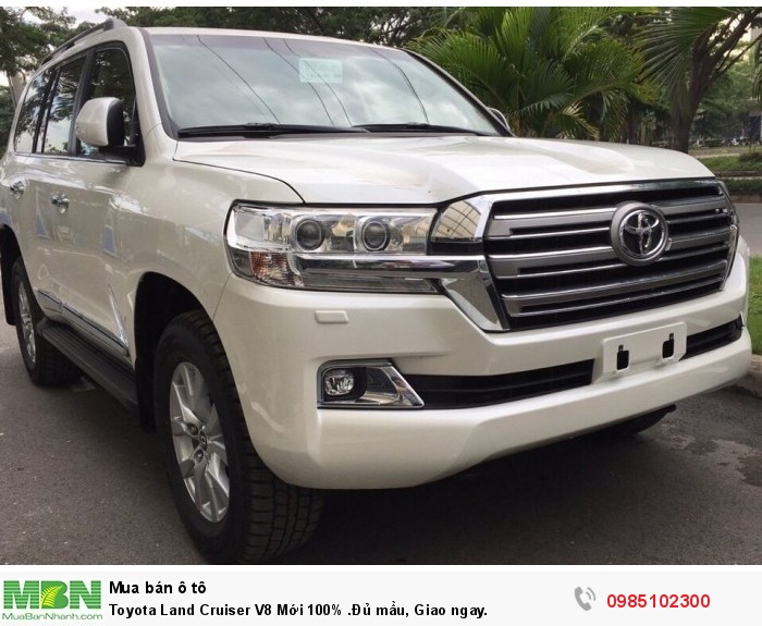 Toyota Land Cruiser V8 Mới 100% .Đủ mầu, Giao ngay.