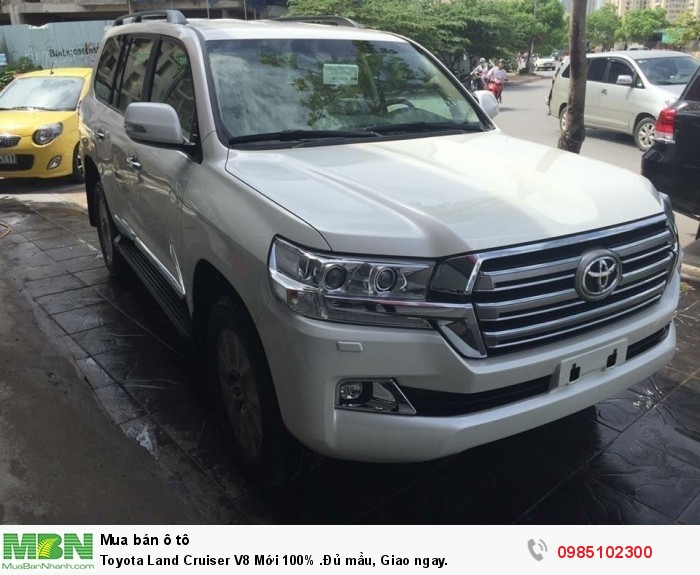 Toyota Land Cruiser V8 Mới 100% .Đủ mầu, Giao ngay.