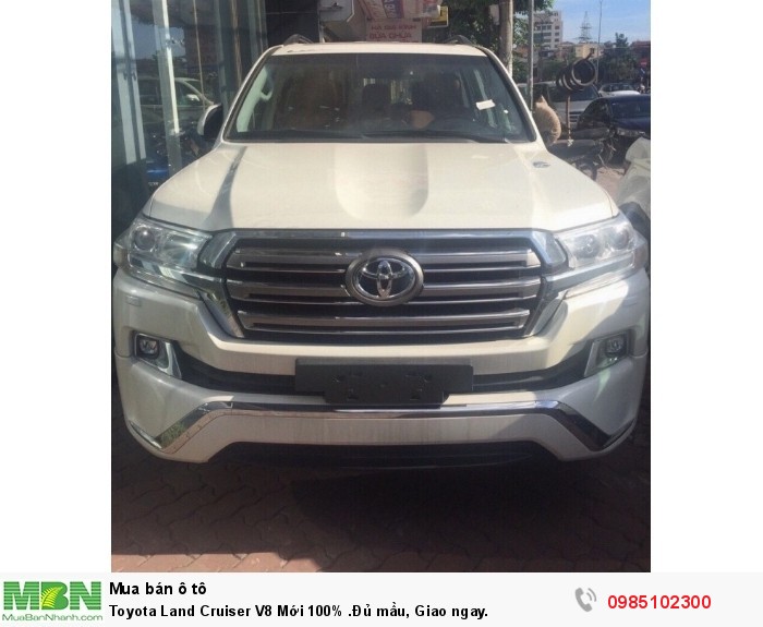 Toyota Land Cruiser V8 Mới 100% .Đủ mầu, Giao ngay.