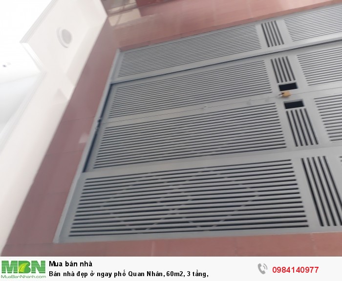 Bán nhà đẹp ở ngay phố Quan Nhân, 60m2, 3 tầng,