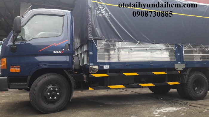Mới! Xe nâng tải hyundai hd120s - khuyến mãi 100% thuế trước bạ!