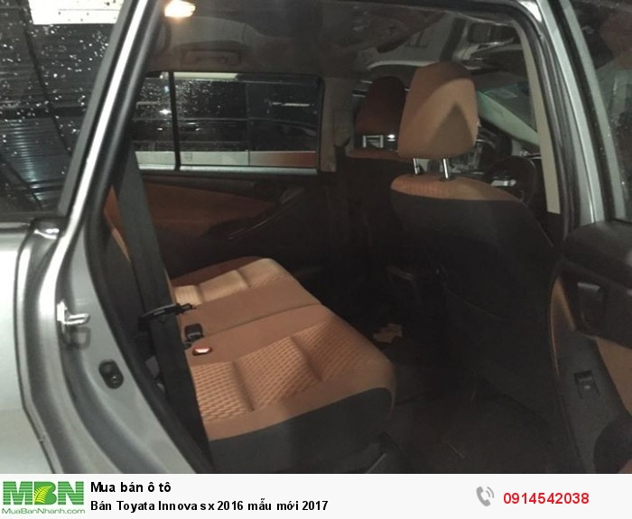 Bán Toyata Innova sx 2016 mẫu mới 2017