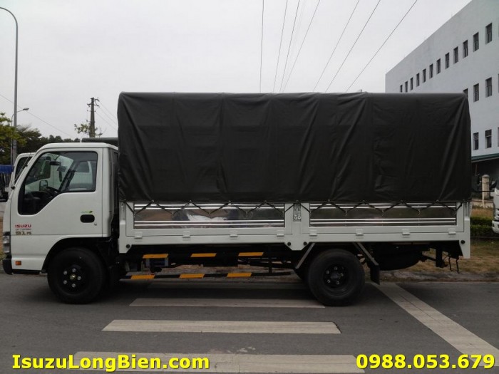 Thông tin Cần bán xe tải Isuzu 1T9 2017, màu trắng, xe nhập, vay đủ xe