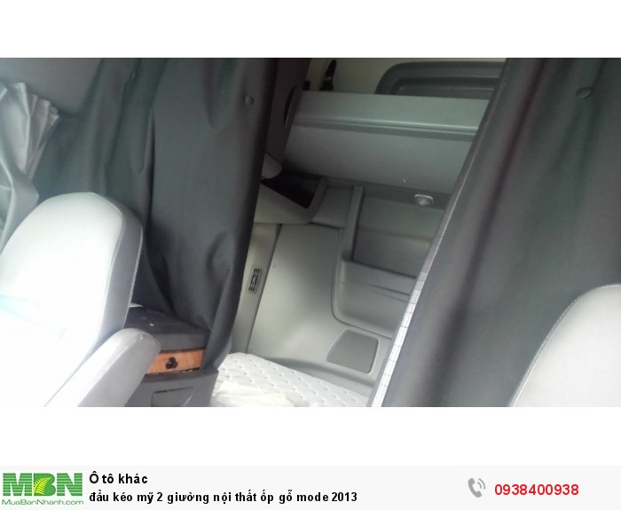 đầu kéo mỹ 2 giường nội thất ốp gỗ mode 2013