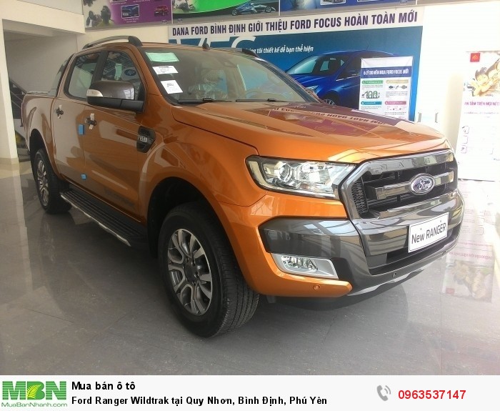 Ford Ranger Wildtrak tại Quy Nhơn, Bình Định, Phú Yên