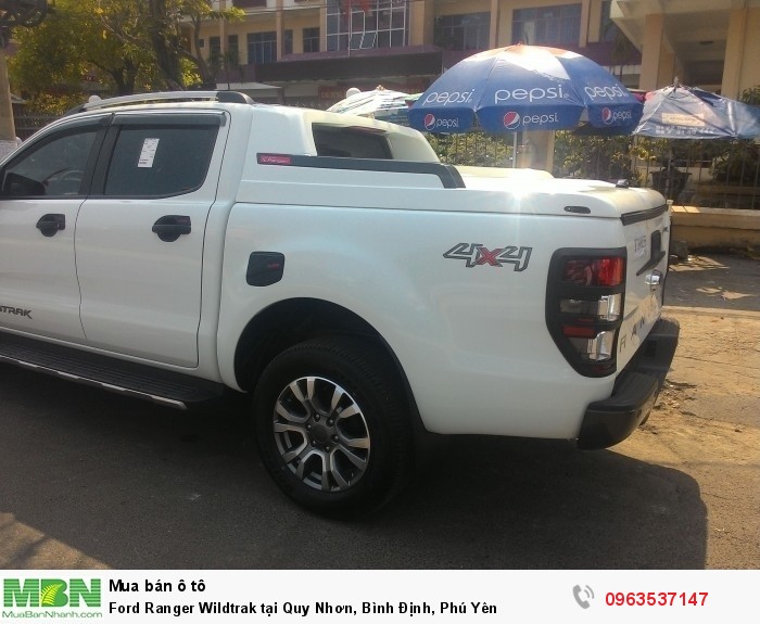 Ford Ranger Wildtrak tại Quy Nhơn, Bình Định, Phú Yên