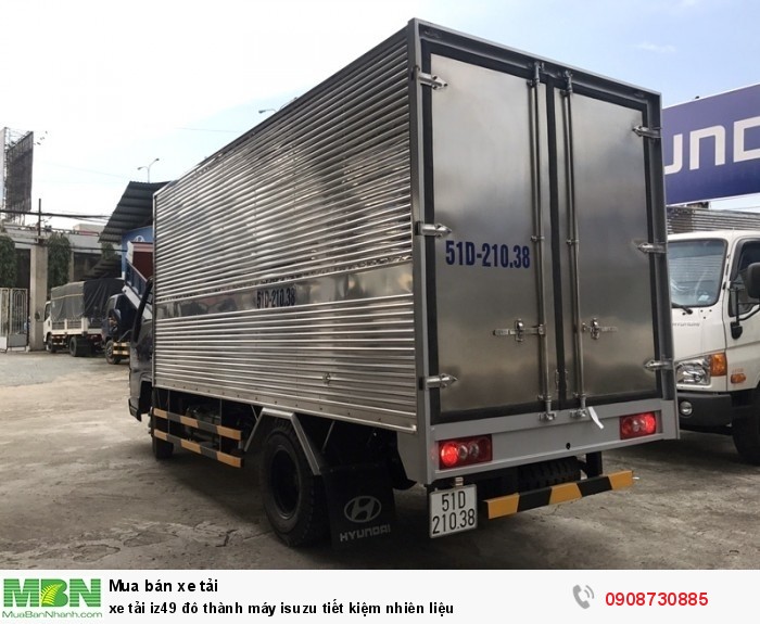 xe tải iz49 đô thành máy isuzu tiết kiệm nhiên liệu