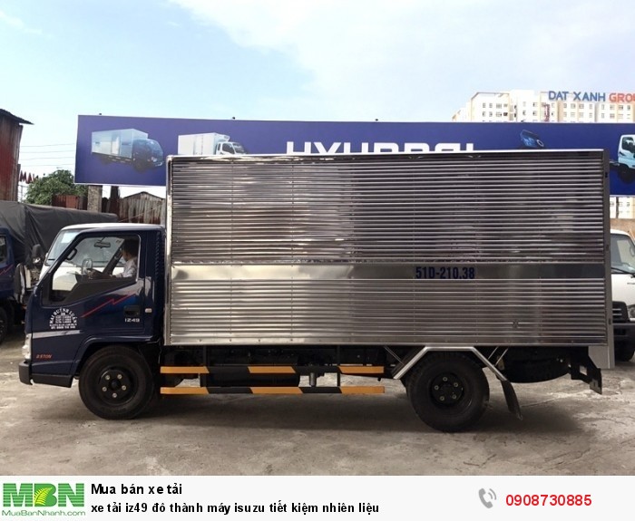 xe tải iz49 đô thành máy isuzu tiết kiệm nhiên liệu