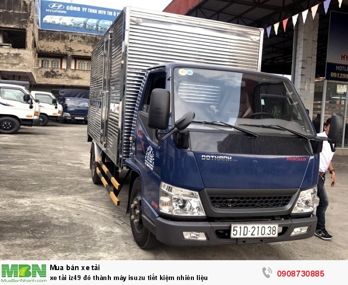 xe tải iz49 đô thành máy isuzu tiết kiệm nhiên liệu