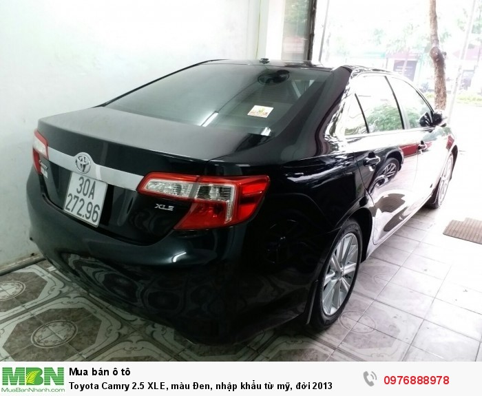 Toyota Camry 2.5 XLE, màu Đen, nhập khẩu từ mỹ, đời 2013