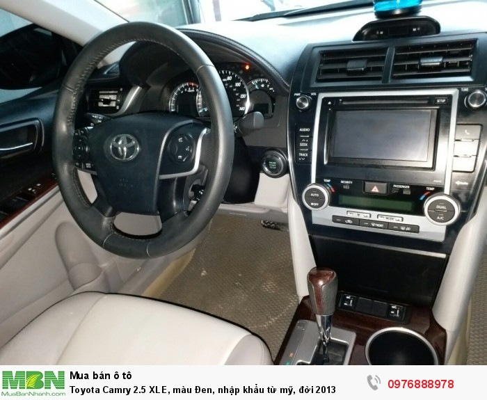 Toyota Camry 2.5 XLE, màu Đen, nhập khẩu từ mỹ, đời 2013