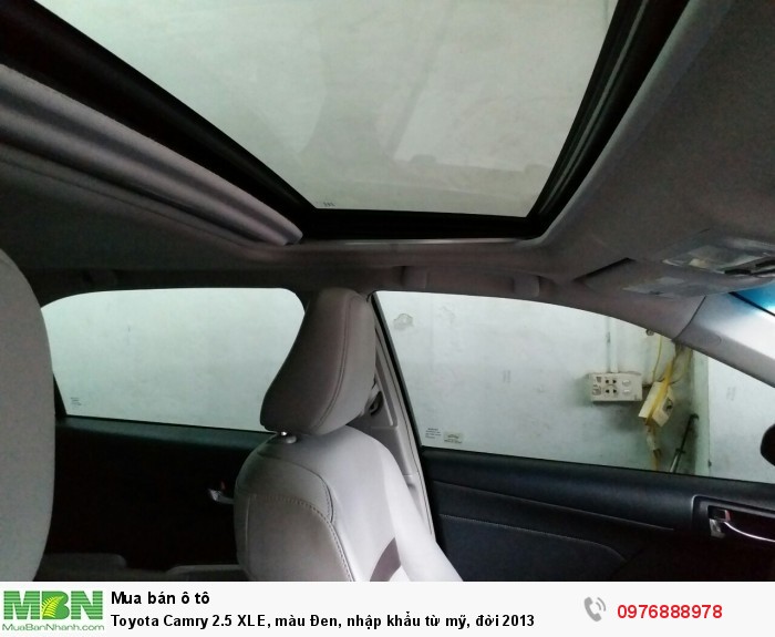 Toyota Camry 2.5 XLE, màu Đen, nhập khẩu từ mỹ, đời 2013