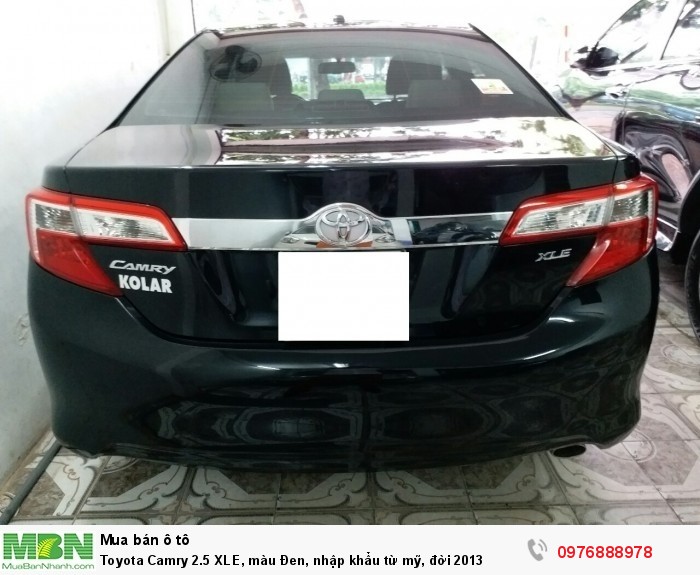Toyota Camry 2.5 XLE, màu Đen, nhập khẩu từ mỹ, đời 2013