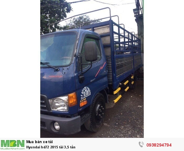 Hyundai hd72 2015 tải 3,5 tấn