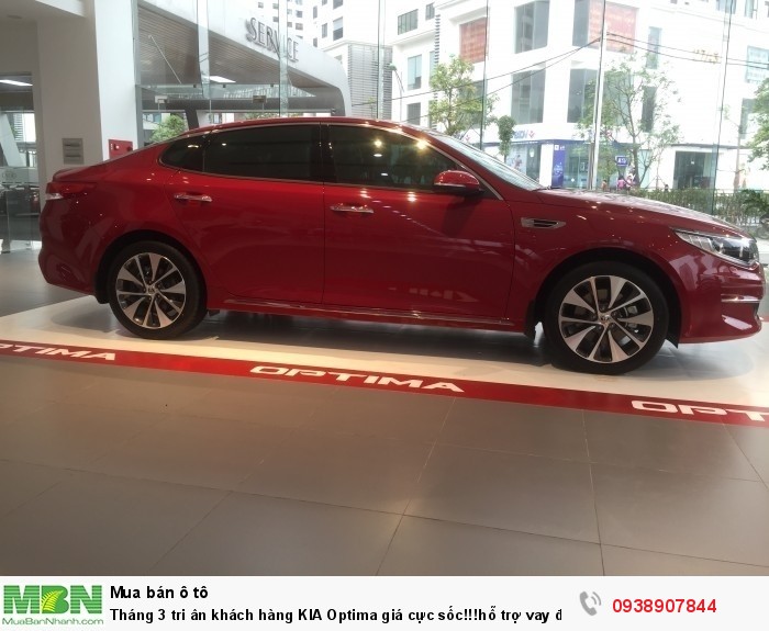 Tháng 6 tri ân khách hàng KIA Optima giá cực sốc!!!hỗ trợ vay đến 90% xe! lãi suất chỉ 0.65%. Liên hệ ngay!!