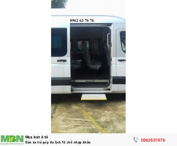 Bán xe trả góp du lịch 16 chổ nhập khẩu