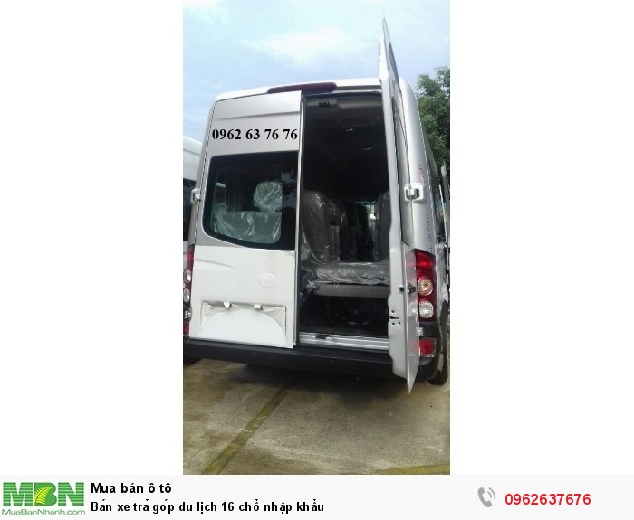 Bán xe trả góp du lịch 16 chổ nhập khẩu