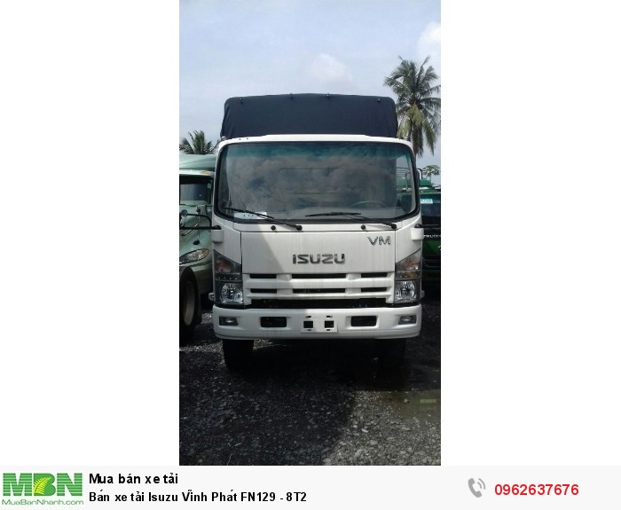 Bán xe tải Isuzu Vĩnh Phát FN129 - 8T2