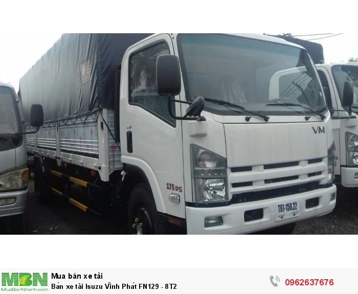 Bán xe tải Isuzu Vĩnh Phát FN129 - 8T2