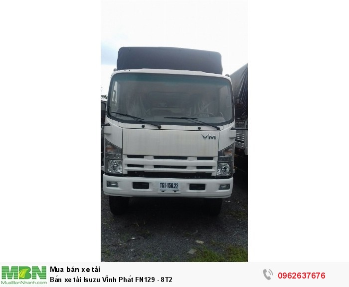 Bán xe tải Isuzu Vĩnh Phát FN129 - 8T2