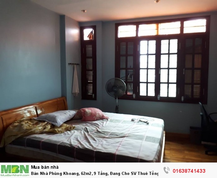 Bán Nhà Phùng Khoang, 62m2, 9 Tầng, Đang Cho SV Thuê Tổng 55tr/th, giảm chào cực sâu.