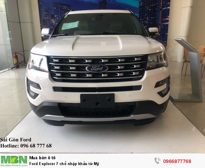 Ford Explorer 7 chỗ nhập khẩu từ Mỹ