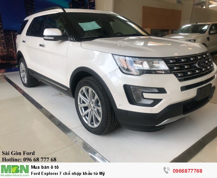 Ford Explorer 7 chỗ nhập khẩu từ Mỹ