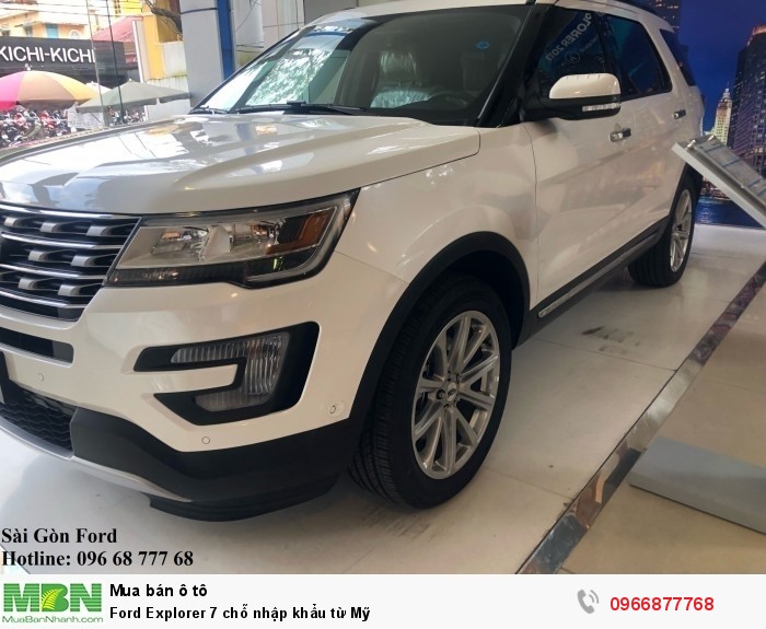 Ford Explorer 7 chỗ nhập khẩu từ Mỹ