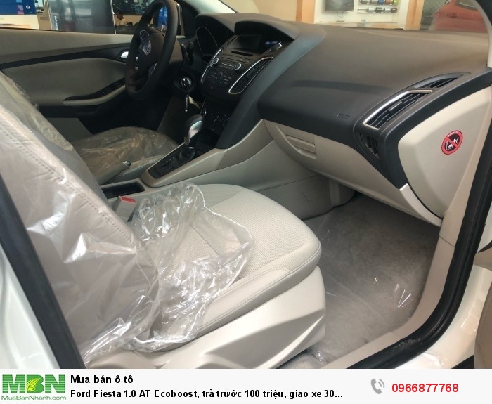 Ford Fiesta 1.0 AT Ecoboost, trả trước 100 triệu, giao xe 30 ngày.