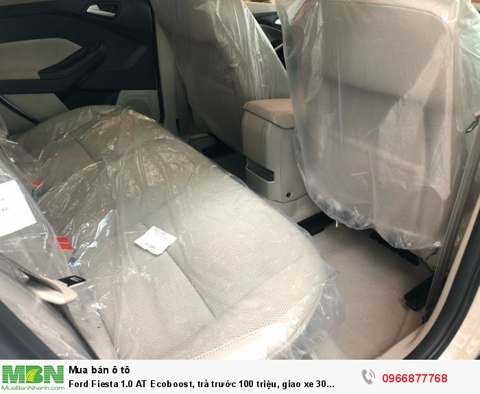 Ford Fiesta 1.0 AT Ecoboost, trả trước 100 triệu, giao xe 30 ngày.