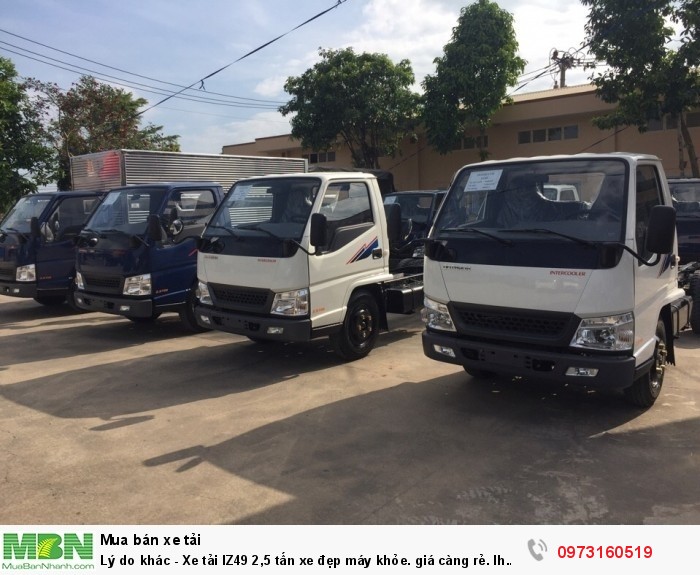 Xe tải IZ49 2,5 tấn xe đẹp máy khỏe. giá càng rẻ