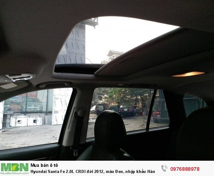 Hyundai Santa Fe 2.0L CRDI đời 2012, màu Đen, nhập khẩu Hàn Quốc