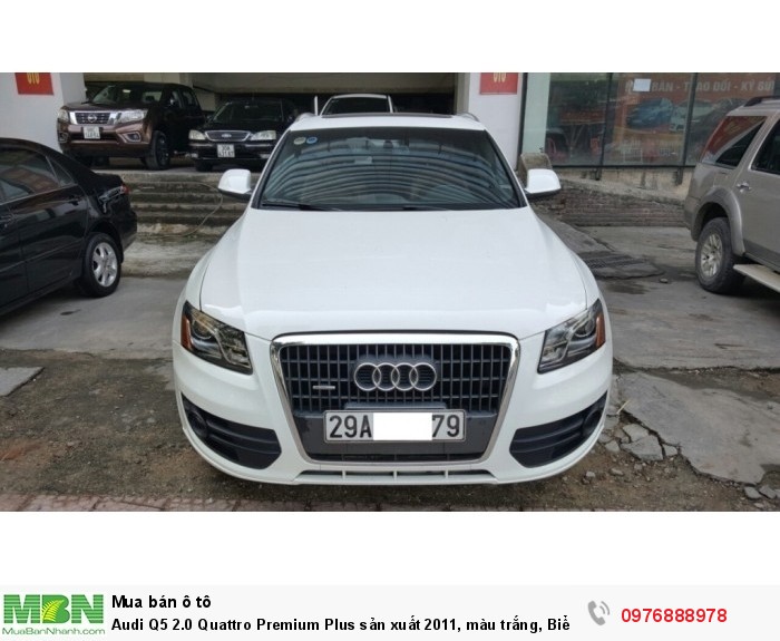 Audi Q5 2.0 Quattro Premium Plus sản xuất 2011, màu trắng, Biển Hà Nội
