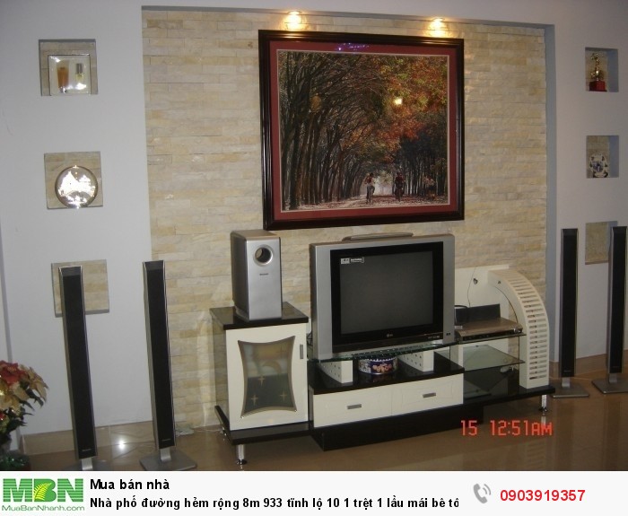 Nhà phố đường hẻm rộng 8m 933 tĩnh lộ 10 1 trệt 1 lầu mái bê tông khu tên lữa