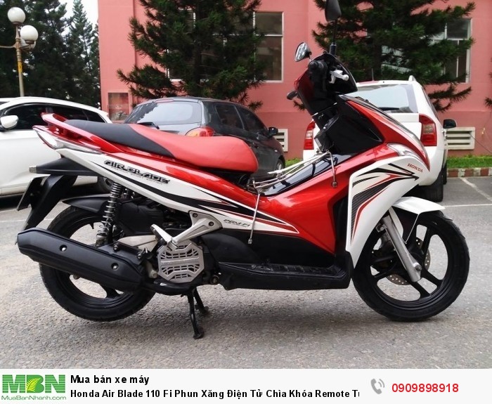 Honda Air Blade 110 Fi Phun Xăng Điện Tử Chìa Khóa Remote Tuyệt Đẹp