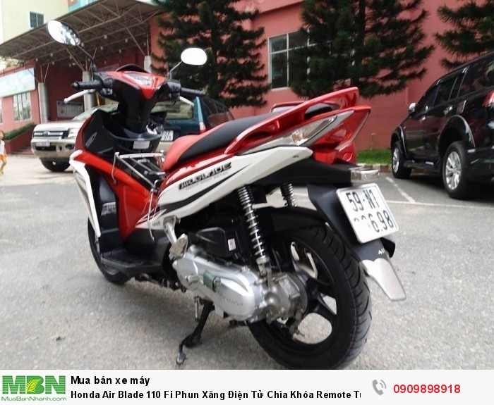 Honda Air Blade 110 Fi Phun Xăng Điện Tử Chìa Khóa Remote Tuyệt Đẹp