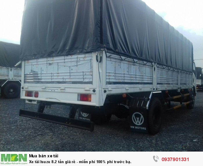 Xe tải Isuzu 8.2 tấn giá rẻ - miễn phí 100% phí trước bạ.