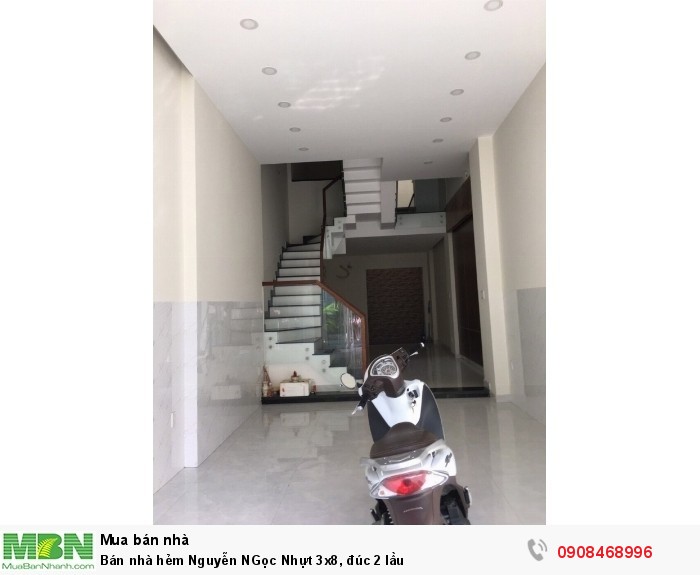 Bán nhà hẻm Nguyễn NGọc Nhựt 3x8, đúc 2 lầu