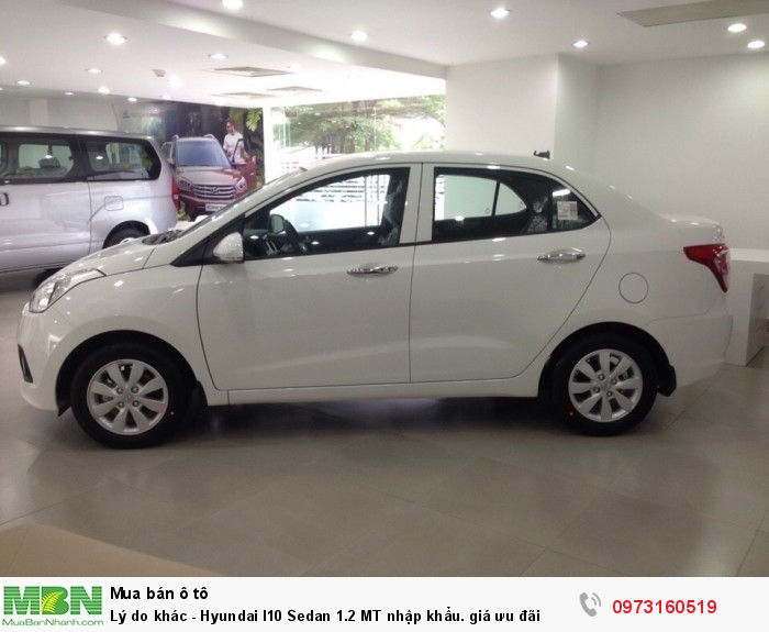 Hyundai I10 Sedan 1.2 MT nhập khẩu. giá ưu đãi