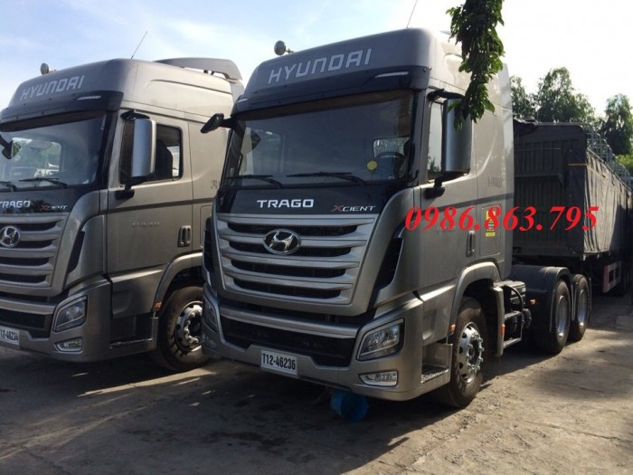 xe đầu kéo hyundai trago xcient 440 bản đủ