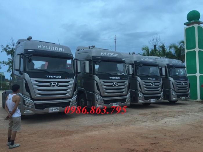 xe đầu kéo hyundai trago xcient 440 bản đủ