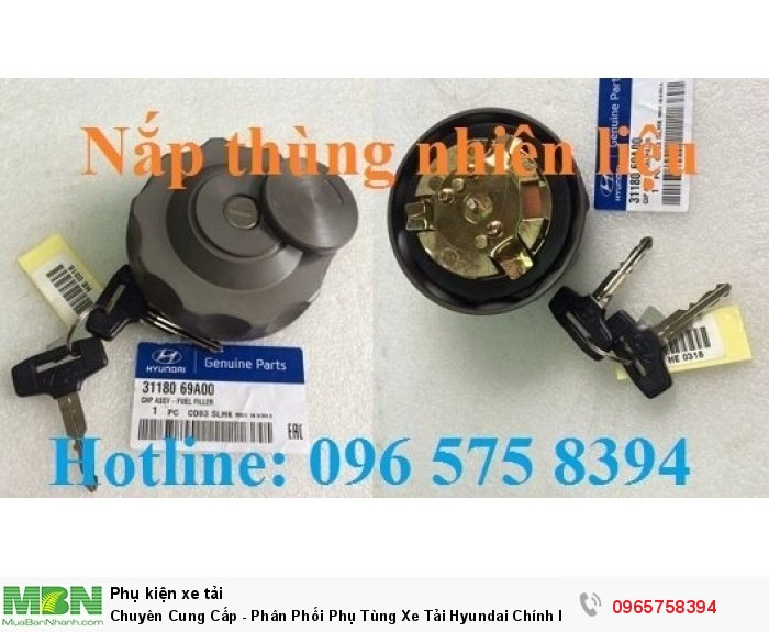 Chuyên Cung Cấp - Phân Phối Phụ Tùng Xe Tải Hyundai Chính Hãng