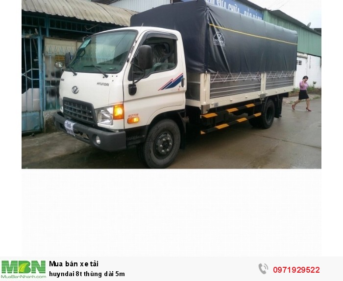huyndai 8t thùng dài 5m