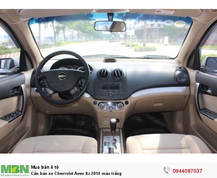 Cần bán xe Chevrolet Aveo ltz 2014 màu trắng