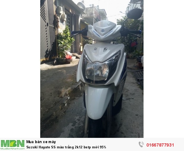 Suzuki Hayate SS màu trắng 2k12 bstp mới 95%